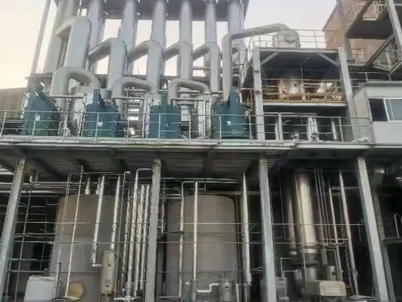 Three Effect Plate + Single Effect Tube Potassium Dihydrogen Phosphate Evaporation Crystallization