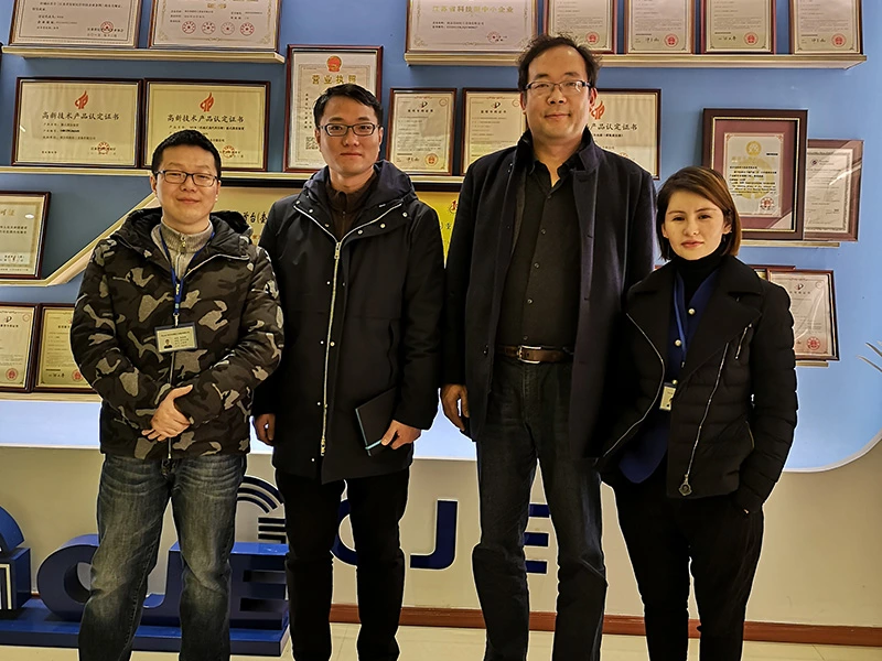 A visit from a Korean customer