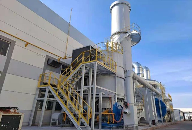 Win the first RTO waste gas treatment project in the Middle East