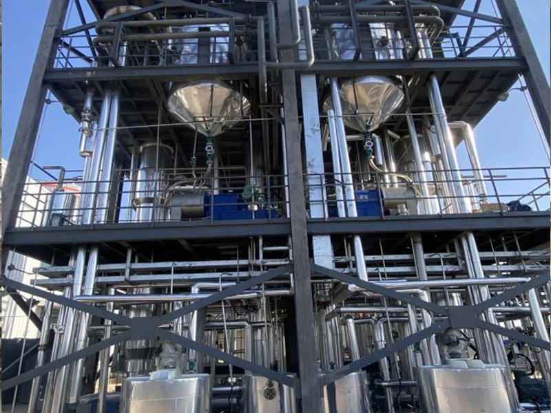 MVR Tube Falling Film + Forced Circulation On Potassium Chloride