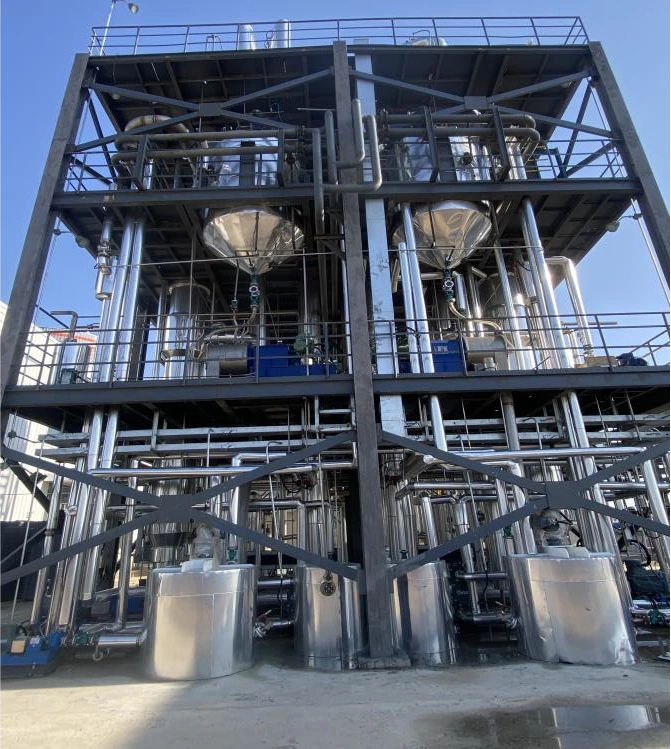 MVR Tube Falling Film + Forced Circulation On Potassium Chloride