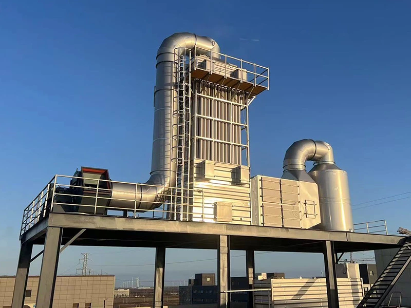 RTO thermal storage incineration device