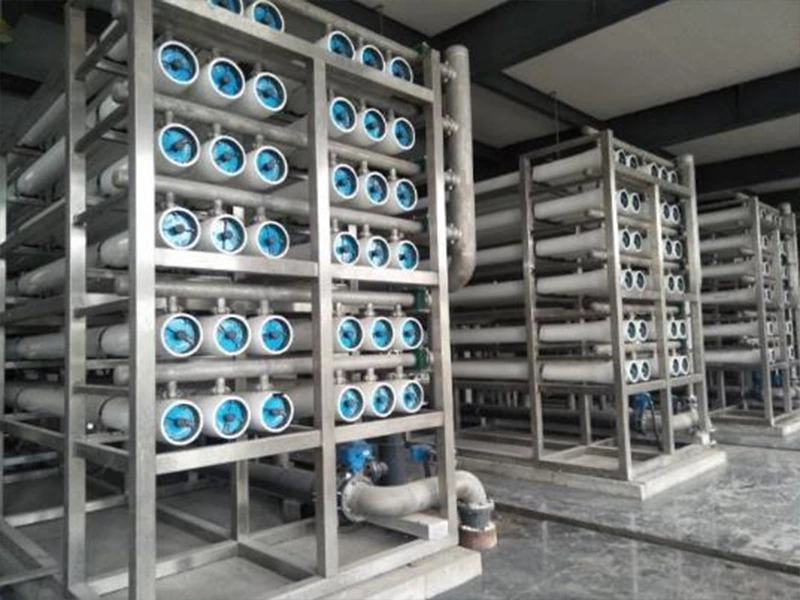 Membrane treatment equipment for water treatment
