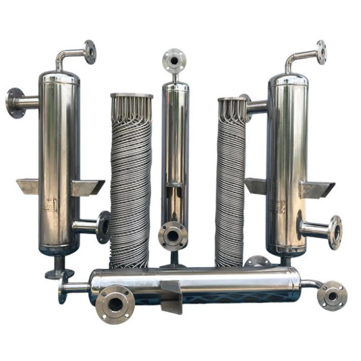 Spiral wound tube heat exchanger