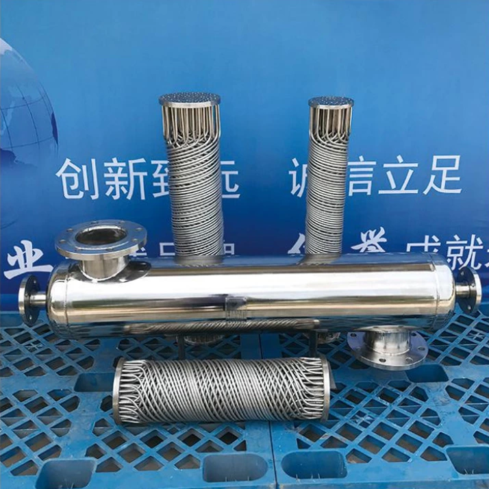 Spiral wound tube heat exchanger
