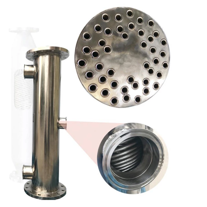 Spiral wound tube heat exchanger