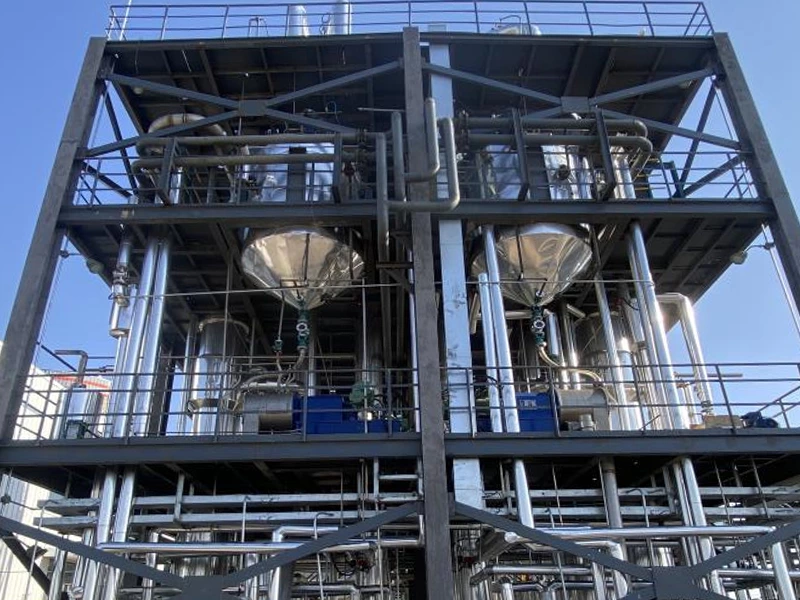 Zero discharge of high salt and organic wastewater