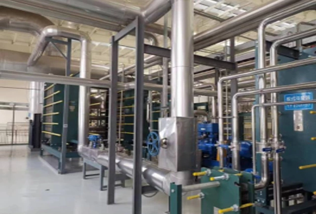 Evaporation process: MVR plate evaporation system