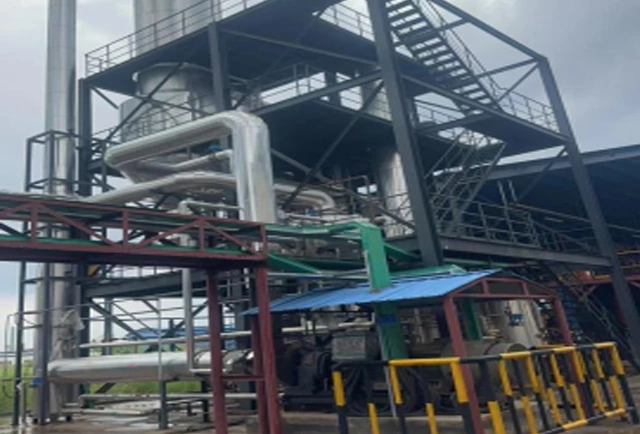 A chemical unit in Suqian, Jiangsu