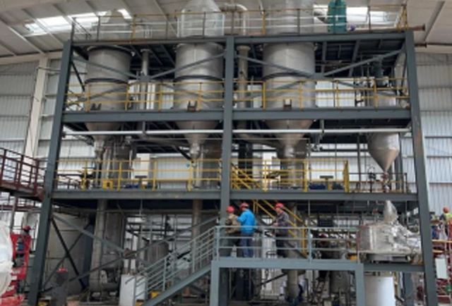 Process: Three effect evaporation system